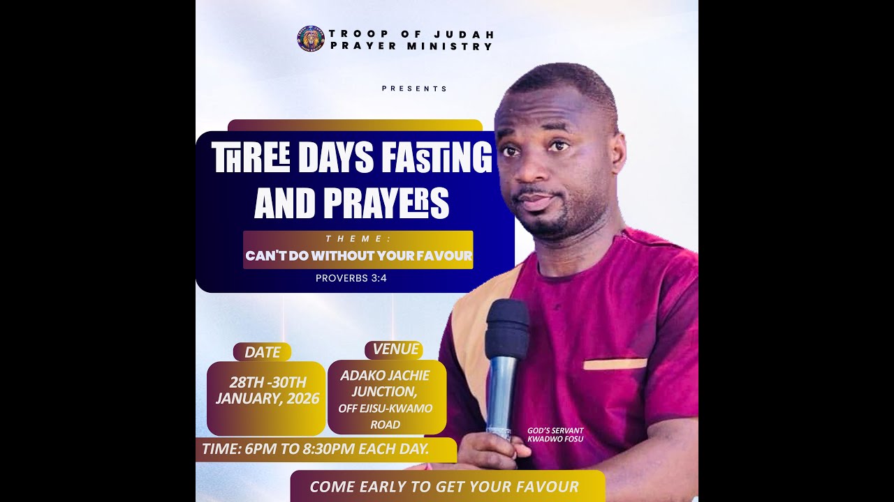 Troop Of Judah Prayer  Ministries…1st Day Of Our Three Days Program…28th January, 2026