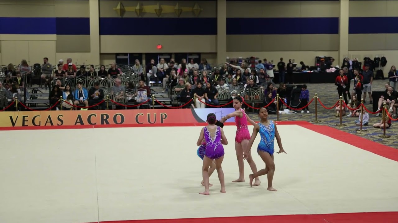 Julian, Sheena Joi, Isabella, and Janelle's Balance Routine at Vegas Acro Cup 2025