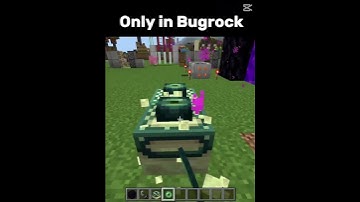 Only in Bugrock #minecraft #youtubeshorts #shorts #trending #viral #shortvideo #viralvideo #fyp #new