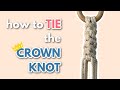 Macrame Crown Knot // Step by Step Tutorial!