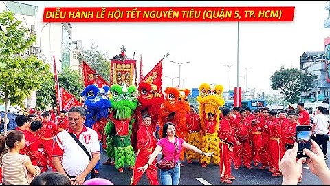TƯNG BỪNG NHỘN NHỊP DIỄU HÀNH LỄ HỘI NGUYÊN TIÊU 2025 TẠI KHU VỰC CHỢ LỚN || QUẬN 5, TP. HỒ CHÍ MINH