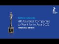 Hr asia best companies to work for in asia 2022  indonesia edition