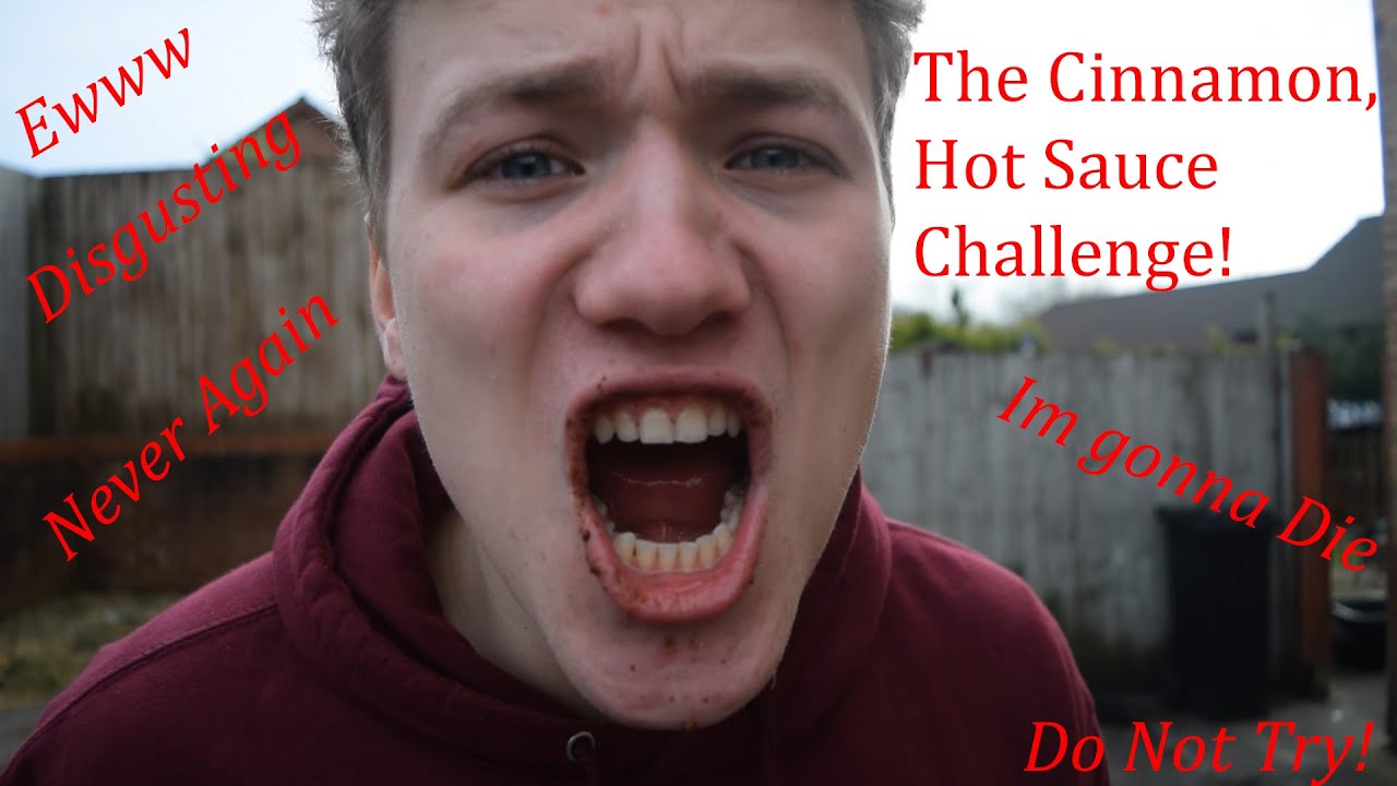 The Cinnamon, Hot Sauce Challenge! - YouTube