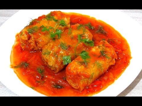 ДОМАШНИЕ  ГОЛУБЦЫ из Пекинской Капусты в Духовке Очень Вкусные Голубцы Рецепт.