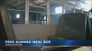 School bus transformed into diner for summer meal program