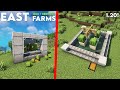 Minecraft 1.21 Easy Mini Farm Tutorial / Bamboo Farm Cactus Farm Melon Farm Java+Bedrock