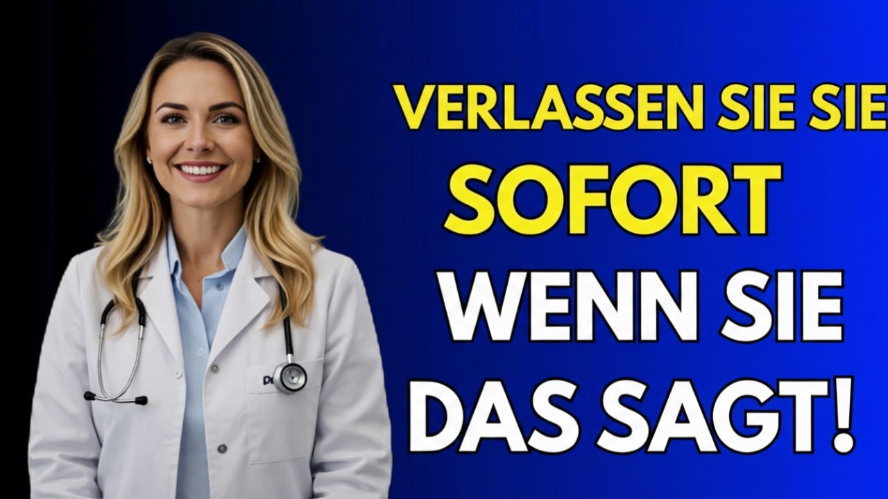 WENN EINE FRAU DIR DIESE 5 DINGE SAGT, VERLASS SIE SOFORT!