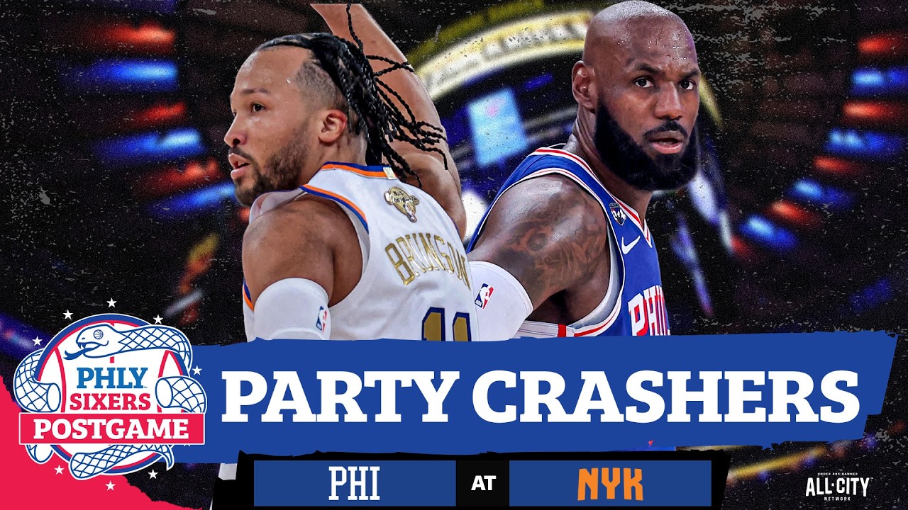 Tyrese Maxey, Jaylen Brown Drive 76ers DEFENSIVE Win Over Knicks In Opener | PHLY Sixers Postgame