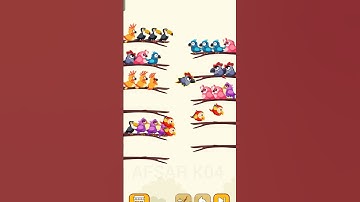 Bird Sort Color part #17 #game #Shorts #fungame #fun #youtubeshorts #gamingshorts