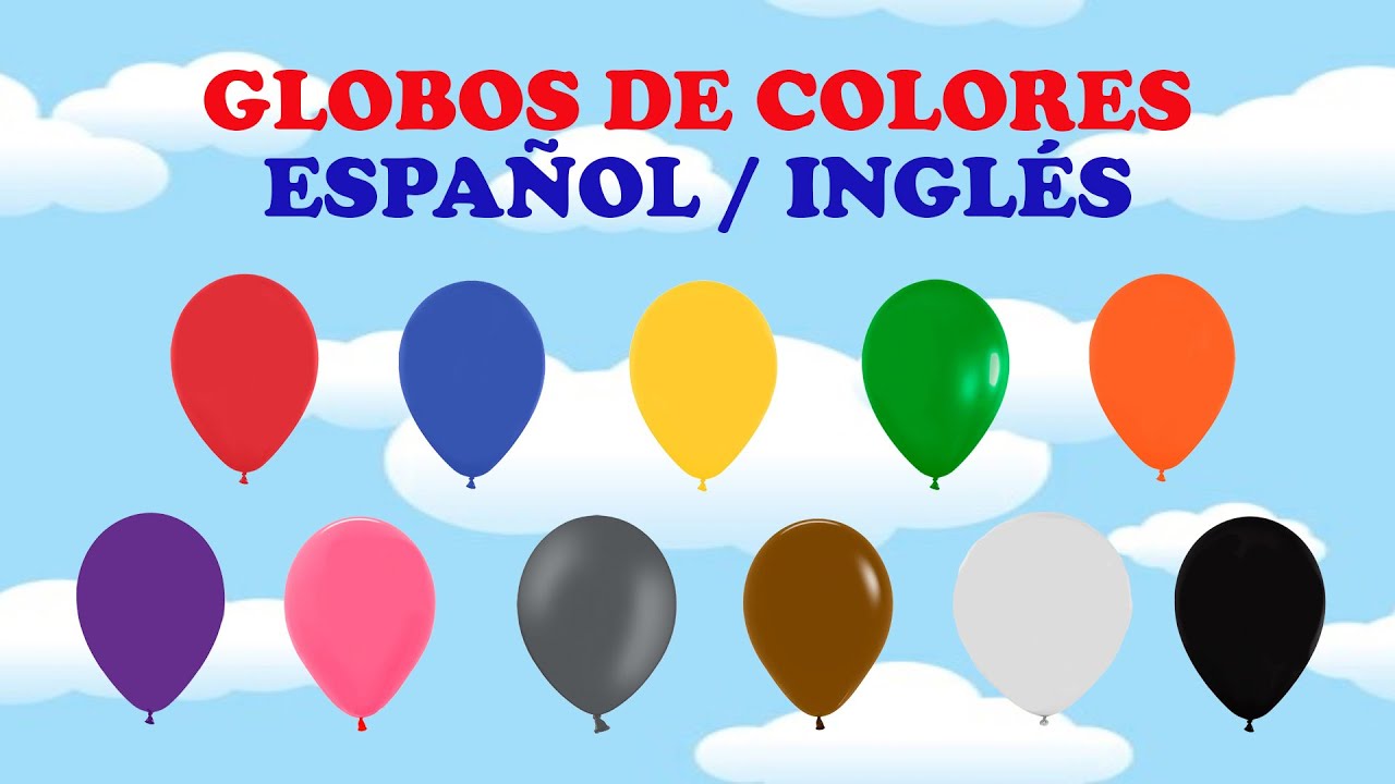Los COLORES en INGLES - VIDEO EDUCATIVO PARA NIÑOS - Aprendiendo los colores  