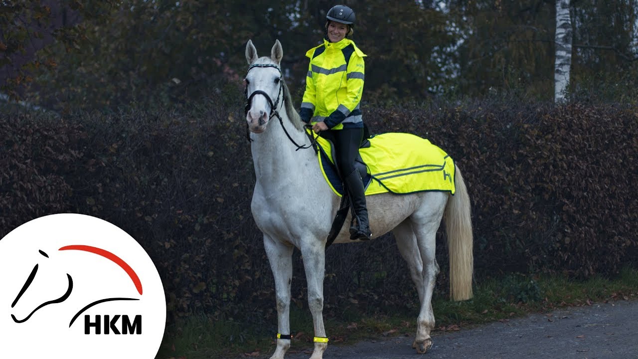 Ausreiten im Winter ReflexArtikel für Pferd und Reiter HKM Sports