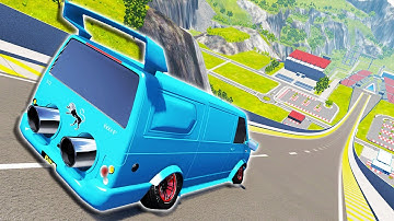 Which Automation Mod Can Fly The Furthest On Car Jump Arena? PART 7 - BeamNG Drive Mods