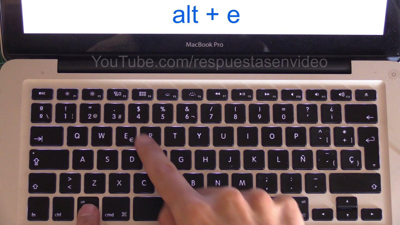 Cómo poner el símbolo del EURO en TECLADO MAC - € - YouTube