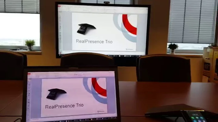 RealPresence Trio local content sharing