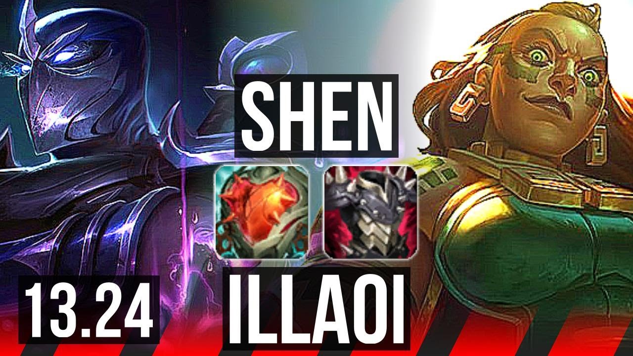 SHEN vs ILLAOI (TOP), Rank 4 Shen, 6/2/8, EUW Grandmaster