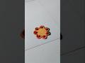 Small rangoli #shorts #shortsfeed #rangoli #art #ytshorts #diy #trending