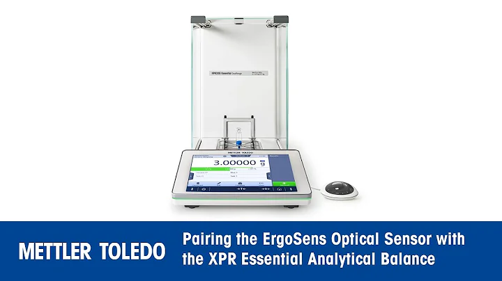 Using an ErgoSens Motion Sensor with an XPR Essential Analytical Balance