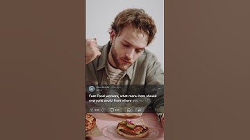 😑Fast Food workers, what menu item should everyone avoid from where you work?#reddit #askreddit