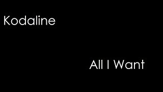 Kodaline - All I Want (lyrics)
The first time I heard this song I was actually on Omegle making a video and I ran across this girl with a guitar who sang it to me. It was absolutely beautiful. This song hits me deep. I do not own it, of course. Kodaline - All I Want (lyrics)
