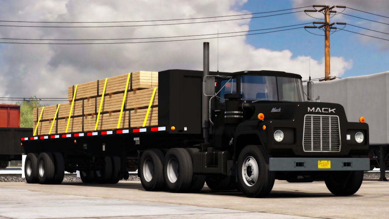 The 1969 Fruehauf Flatbed Ownable  | American Truck Simulator Mod [ATS 1.39]