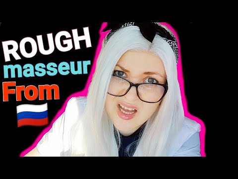 ASMR  Rough masseur from Russia 😈 Face massage! 👐 roleplay ♥ rude role playing  😈