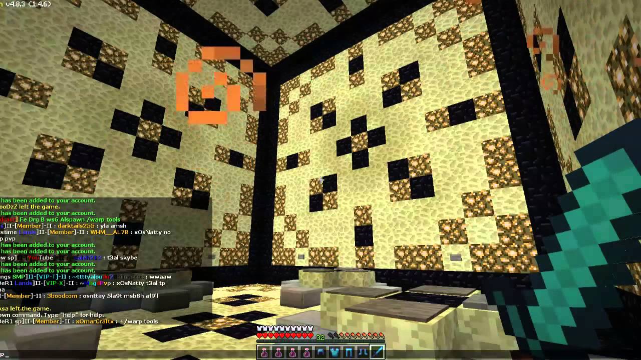 MineCraft Server xCraft 1.5 بدون هاماشي - YouTube