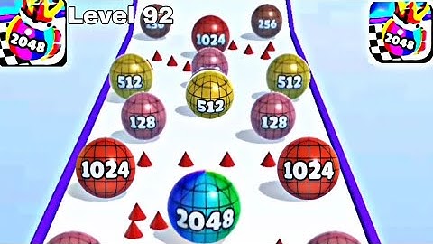 Ball Merge 2048 - All Levels Ball Gameplay Android, iOS ( Level 91- 95 )