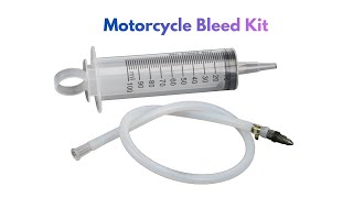 Diy Motorcycle Brake Bleeding Made Easy Universal Hydraulic Brake Bleed Kit