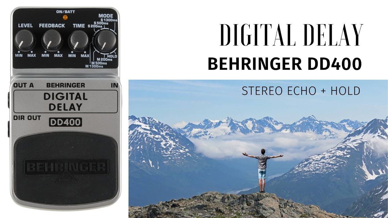 Behringer Digital Delay DD400 - YouTube