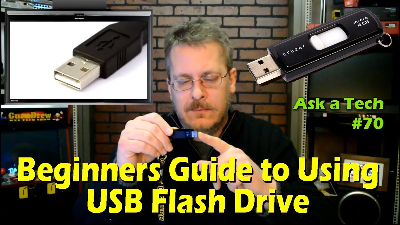Download Beginners Guide to Using a USB Flash Drive - Ask a Tech #70