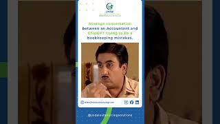 Accountant vs ChatGPT: Fixing a Bookkeeping Mistake  #ytshorts #trending #comedy  #viral #chatgpt