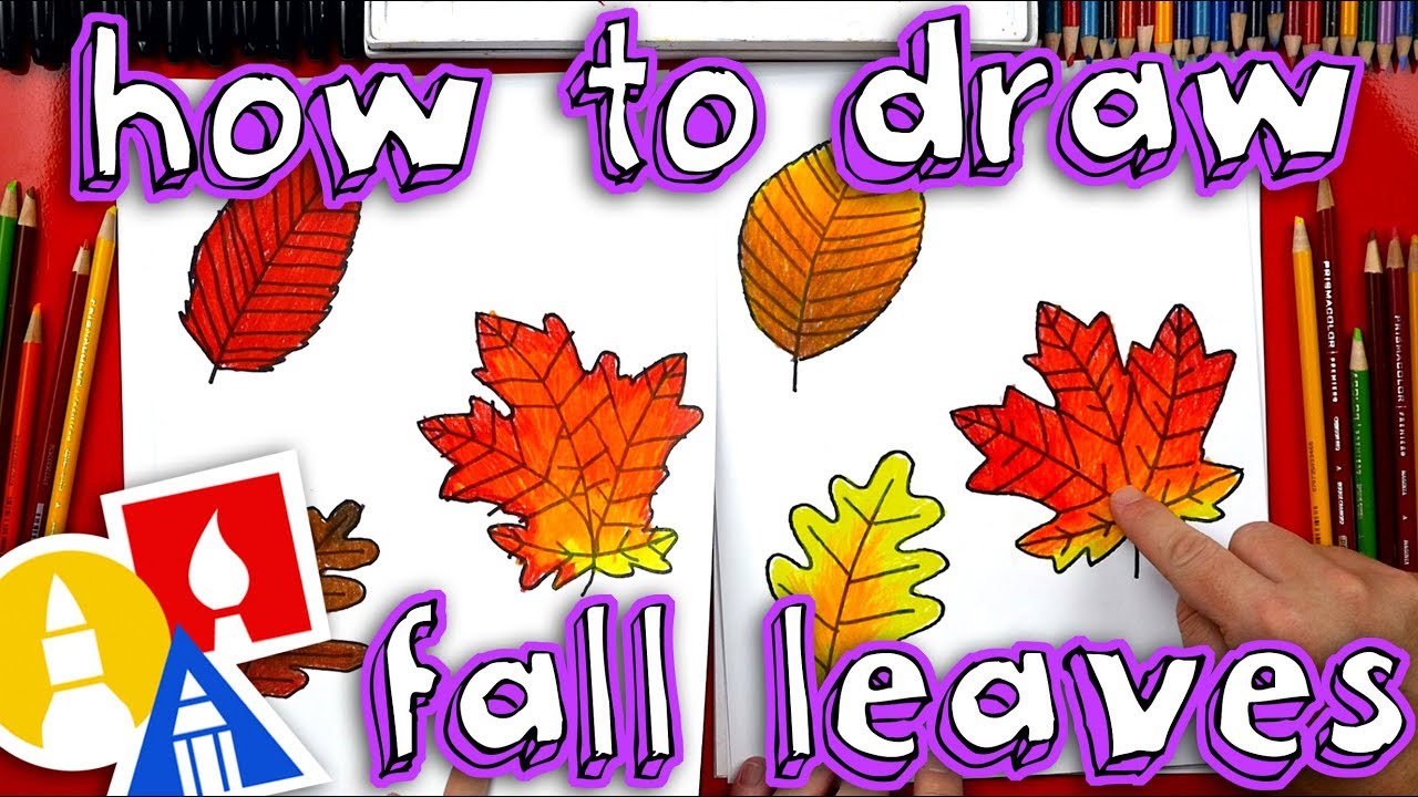 How To Draw Fall Leaves Youtube