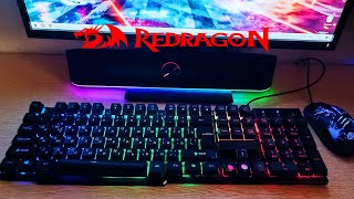 Redragon Adiemus RGB soundbar is a stylish and compact acoustic solution for PC