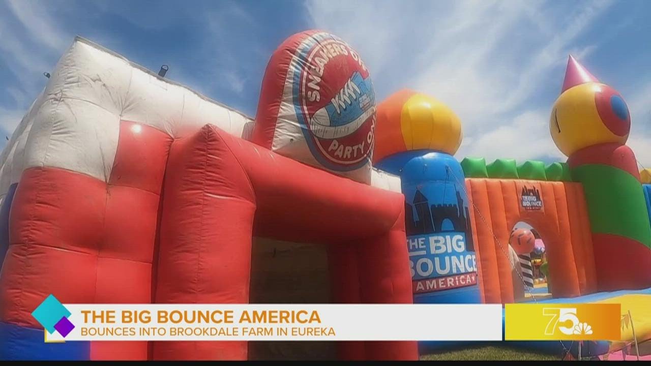 The Big Bounce America bounces into Brookdale Farms in Eureka