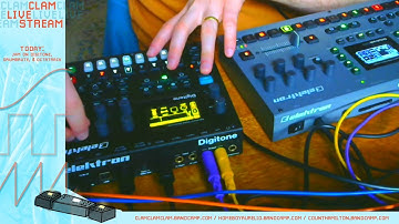 Clam Live Stream - Jam on Octatrack, Drumbrute, Digitone