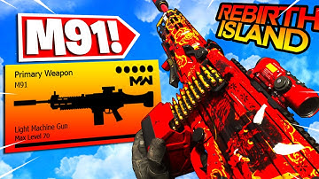 the "NO RECOIL" M91 is UNSTOPPABLE in WARZONE! 🔥 (BEST M91 CLASS SETUP/LOADOUT) REBIRTH ISLAND!