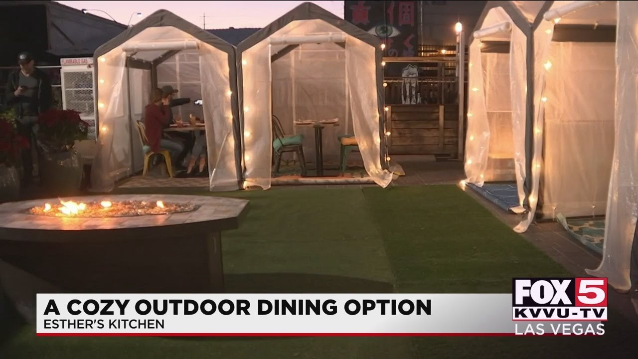 Downtown Las Vegas Restaurant Debuts Dining Pods Youtube Downtown Las Vegas Restaurant Debuts Dining Pods Youtube