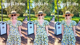 Galaxy S23 Ultra vs iPhone 14 Pro Max vs Oppo Find X6 Pro Camera Test