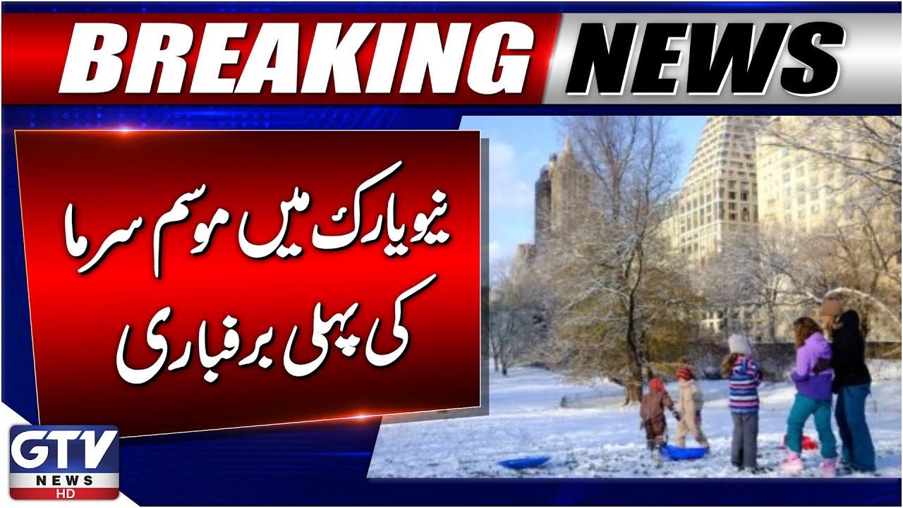 First Snowfall of Winter Hits New York | Stunning Winter Scenes ...