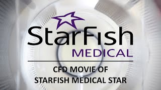 CFD Movie of StarFish Medical Star