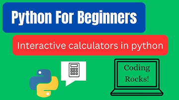 How to make interactive calculator in python