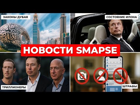 Маск + Цукерберг + Безос = 1 триллион! И новые законы Дубая о соцсетях