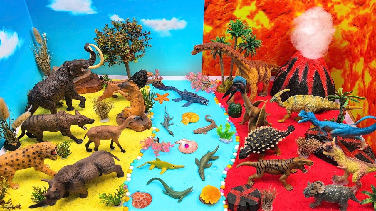 🌈 Приключения в 3 удивительных мирах: Джунгли – Океан – Вулкан! 🌊🌋