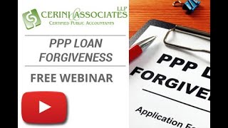 PPP Loan Forgiveness Webinar