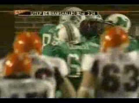 Marshall Thundering Herd - Edmonson TD vs UTEP 2006