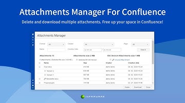 Attachments Manager for Confluence