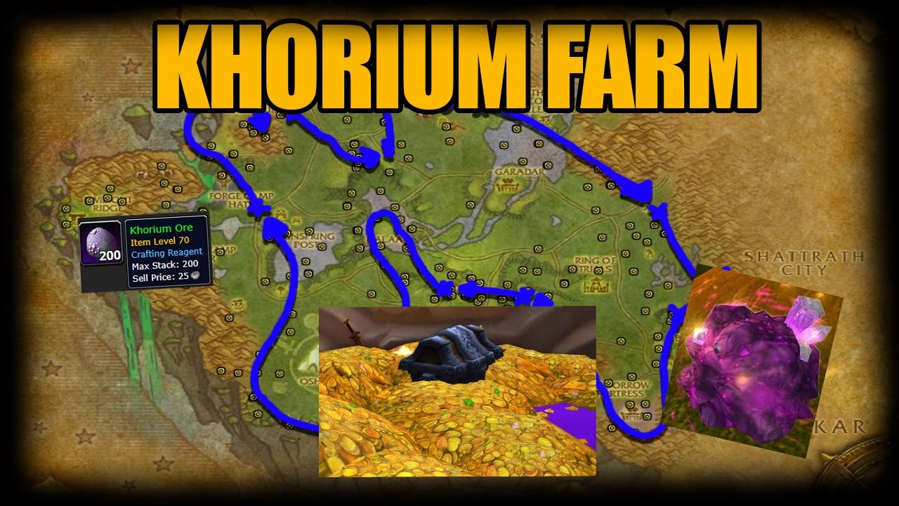 Nagrand - Khorium Ore Farm 