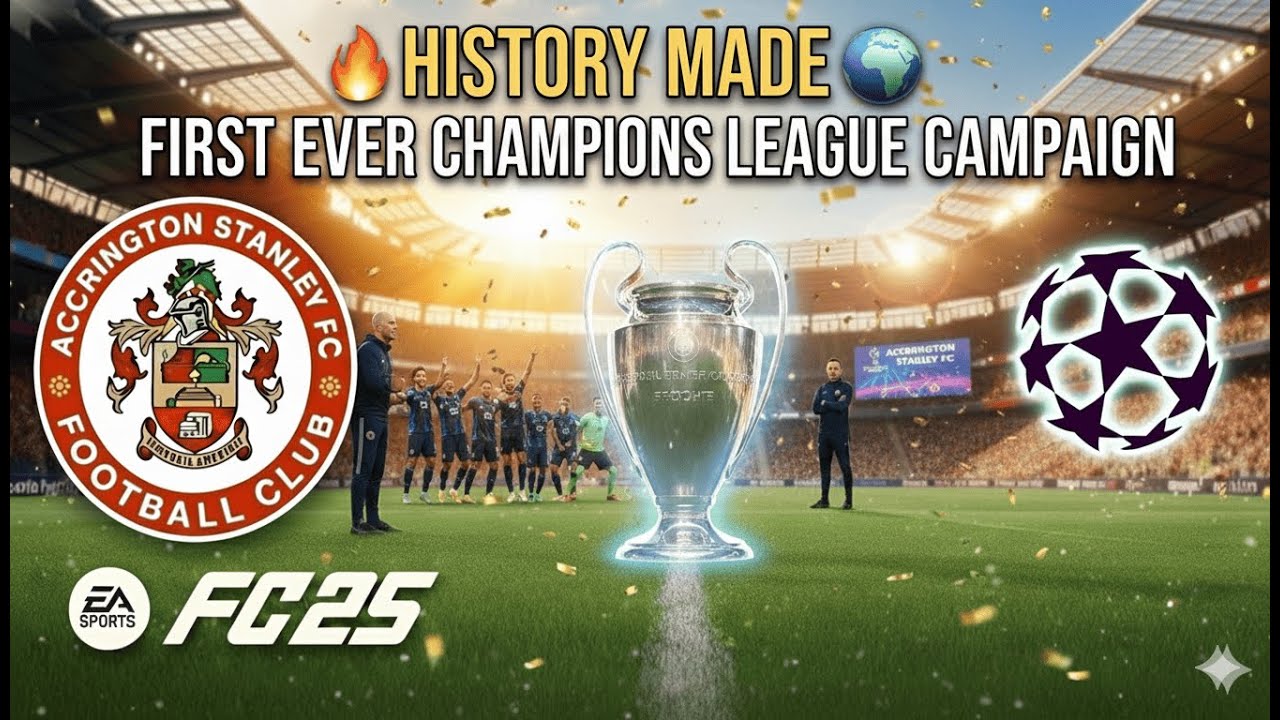 HISTORY MADE 🌍 FIRST EVER CHAMPIONS LEAGUE CAMPAIGN | Accrington Stanley RTG S6 E3
