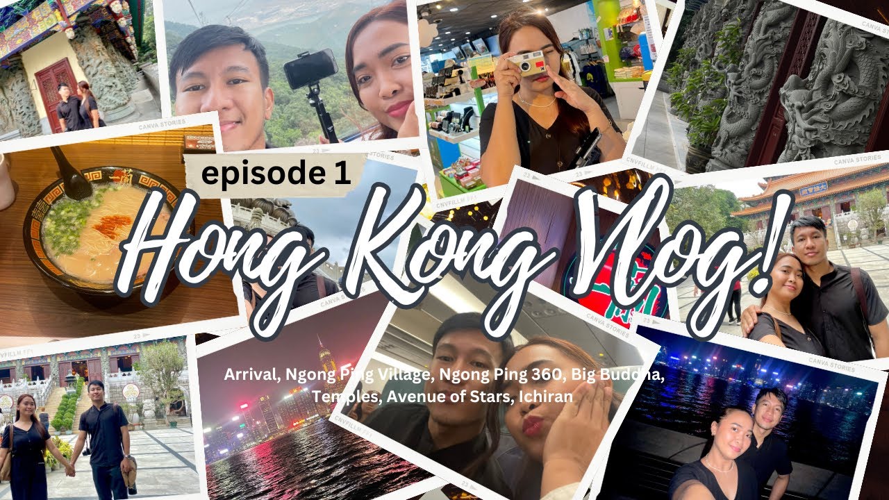 Hong Kong 2024 Ep. 1: arrival, ngong ping, big buddha, avenue of stars, ichiran 🍜✈️🚡🇭🇰