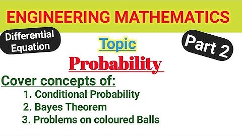Conditional Probability | Bayes Theorem | Tamil